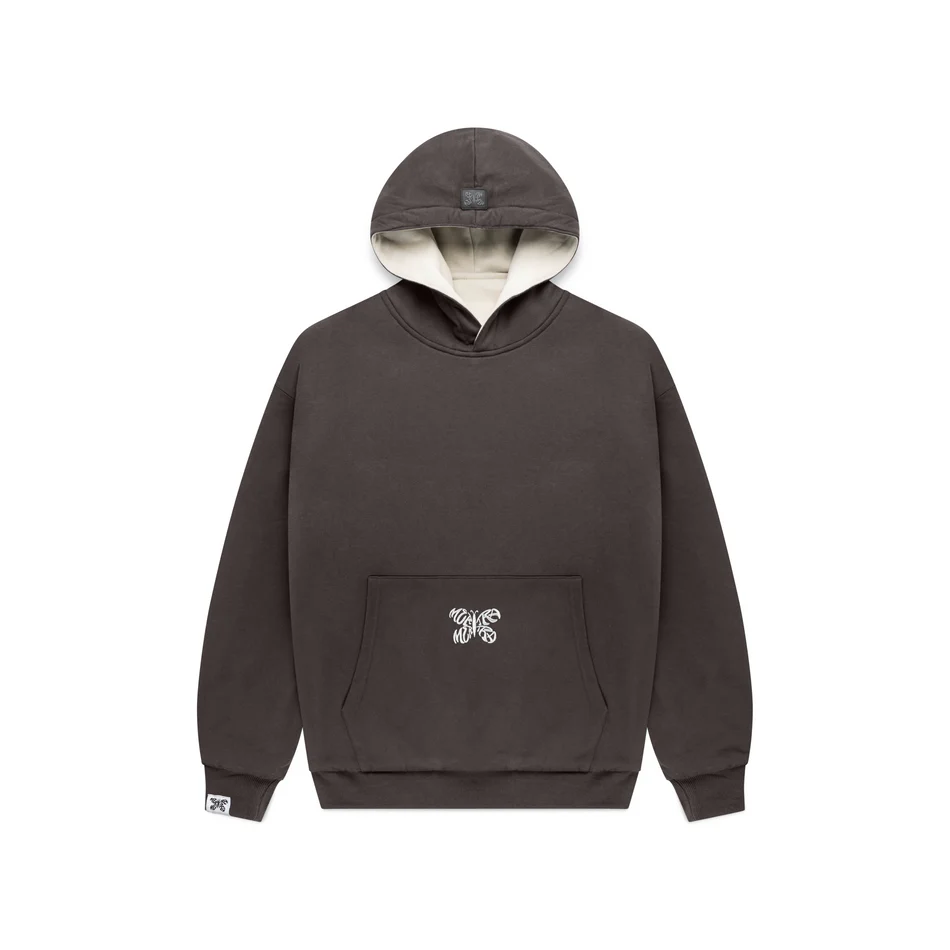 Reversible Logo Hood (Charcoal Sage)